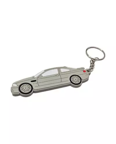 Llavero BMW M3 E46 gris de alta calidad