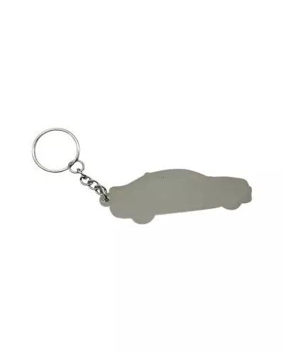 BMW M3 E46 keychain in trendy grey