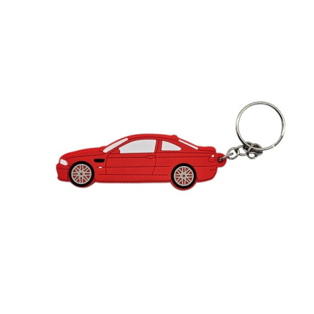 BMW M3 E46 Red Keychain