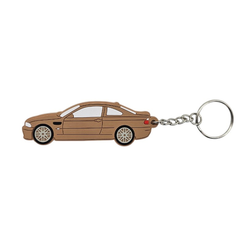 Porte clé BMW M3 E46 marron champagne