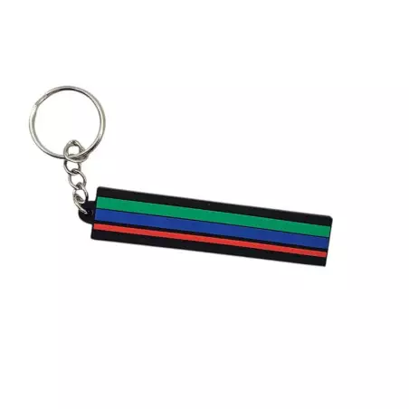Porte clé logo de coffre Peugeot 205 JUNIOR vert bleu rouge