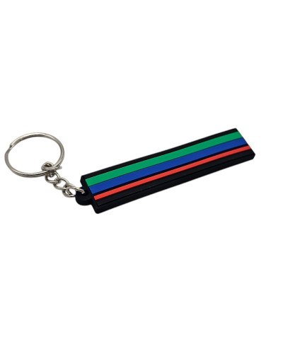 Porte clé logo de coffre Peugeot 205 JUNIOR en pvc souple solide