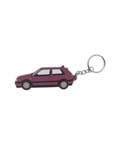 Chaveiro Volkswagen Golf 3 VR6 roxo