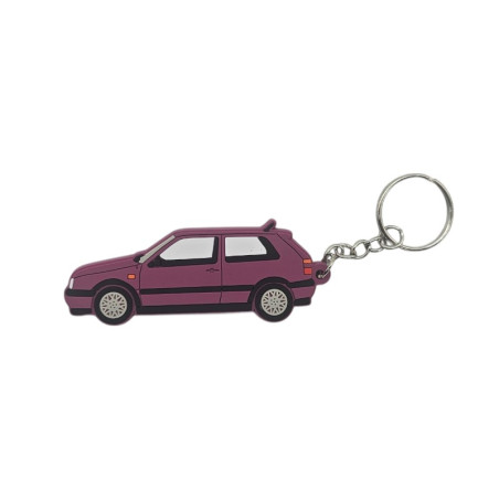 Chaveiro Volkswagen Golf 3 VR6 roxo