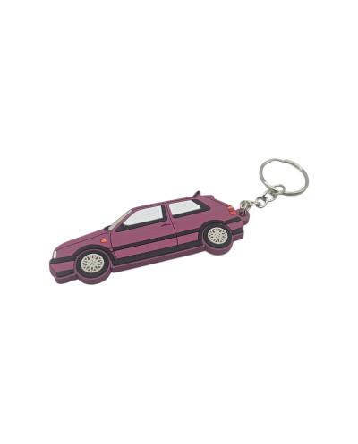 Porte clé Volkswagen Golf 3 VR6 violet de bonne qualité