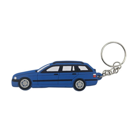 BMW E36 Portachiavi Touring blu