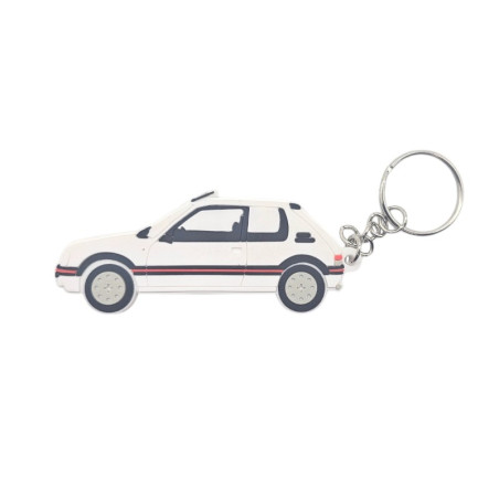 Porte clé Peugeot 205 GTI 1.9 plusieurs coloris disponibles