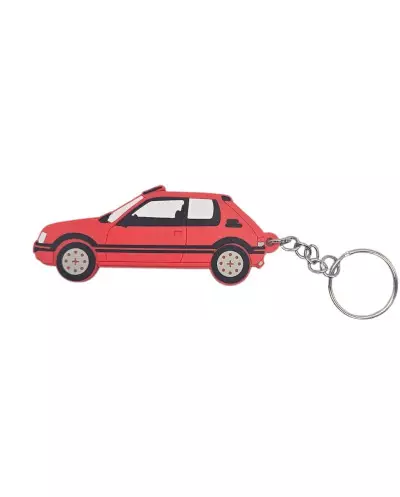 Peugeot 205 GTI 1.9 Red Keychain