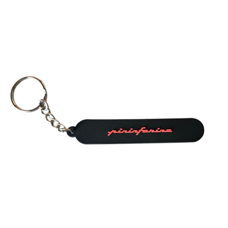 Porte clé Pininfarina noir et rouge