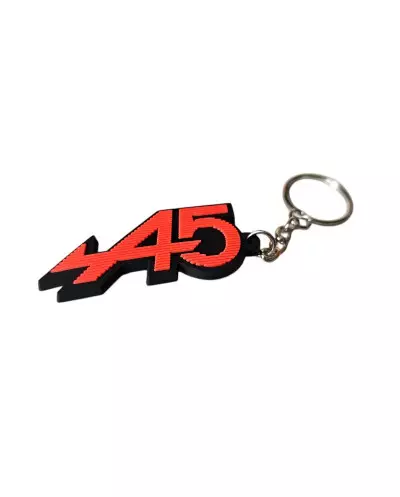 Porte clé A5 noir et rouge pour Renault 5 Alpine