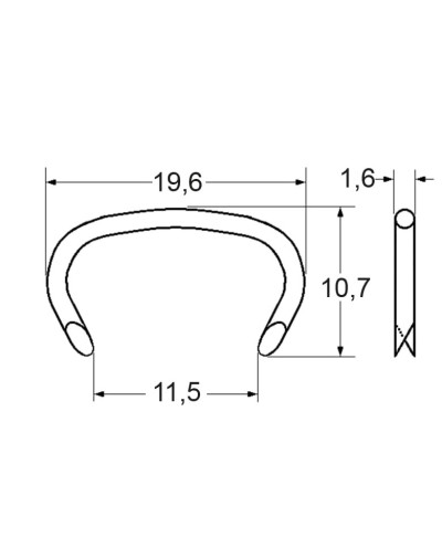 kit de 100 agrafes pour garniture de siège