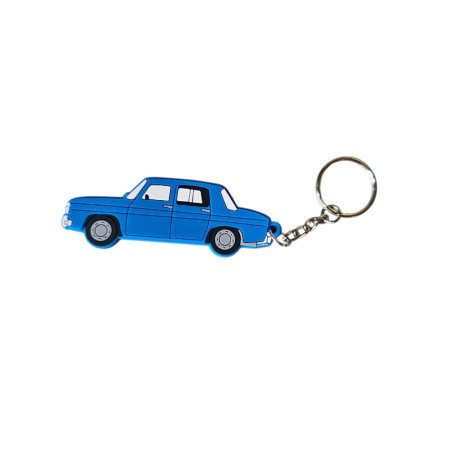 Porte clé Renault 8 bleue