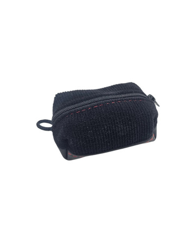 Black Ribbed Fabric Coin Purse for Peugeot 205 Rallye / 106 / 309