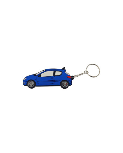 Porte clé Peugeot 205 S16 BLEU