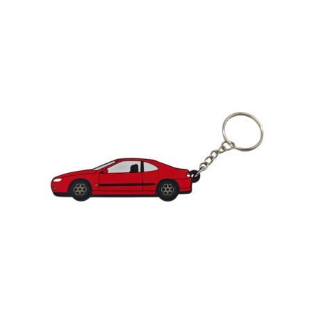 Peugeot 406 coupé keychain red