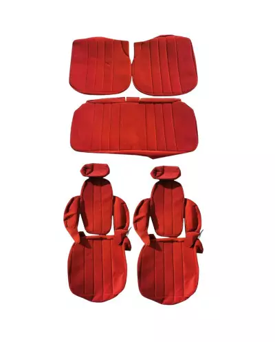 Coprisella completo in tessuto a coste rosse Renault 5 Alpine Turbo.