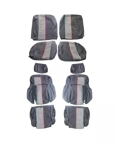 Seat upholstery Complete Ramier Leather Grey Peugeot 205 GTI