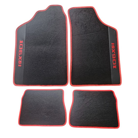 Set of 4 floor mats for Peugeot 106 XSI