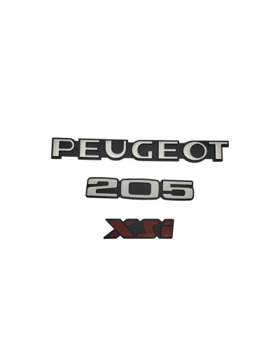 Logo peugeot 205 XSI