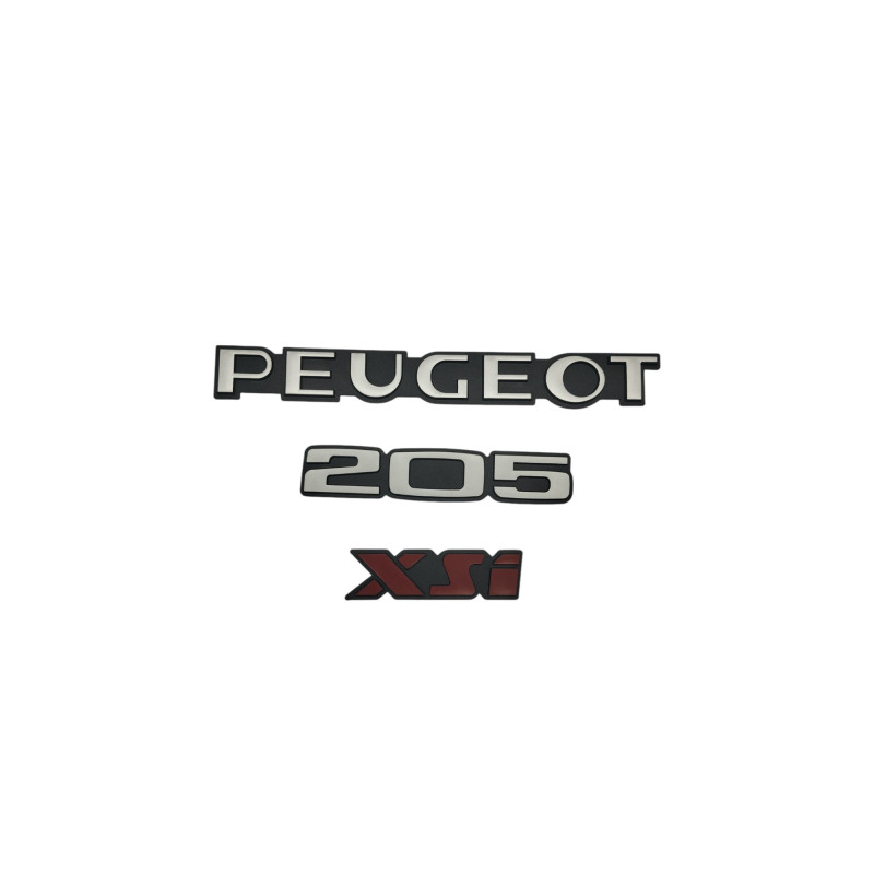 Logo peugeot 205 XSI