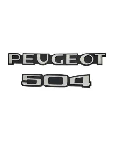 Monograma Peugeot 504.