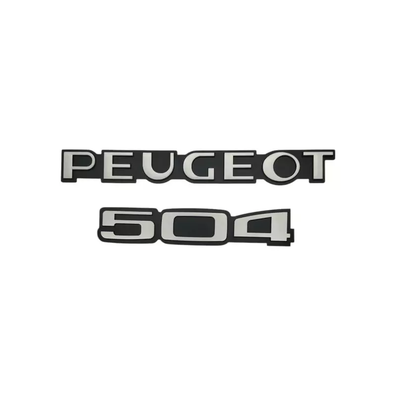 Monograma Peugeot 504.
