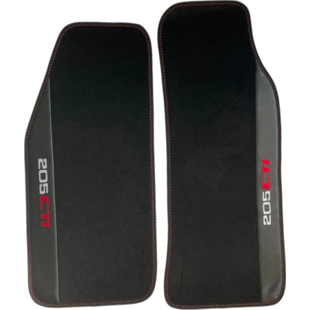 Set of 3 floor mats for Peugeot 205 CTI