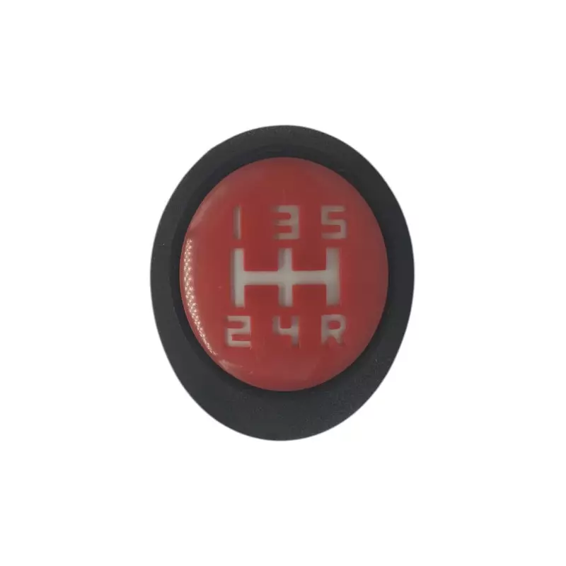 Gear knob for Peugeot 205 BE3 5 speed red grille.