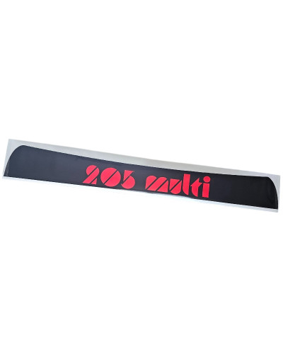 Stickers Pare-Soleil Peugeot 205 Multi Noir