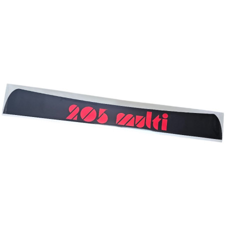 Stickers bandeau de Pare-Soleil pour Peugeot 205 MULTI, Noir