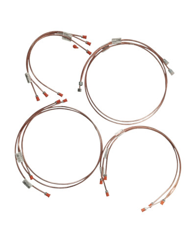 Brake line Peugeot 205 GTI 1.9 Kit of 10 copper pipes