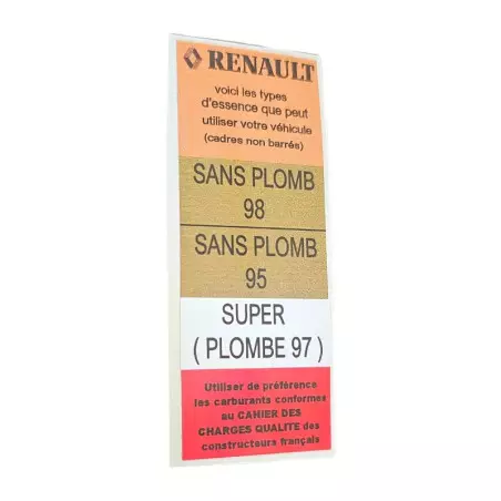 Motorruimte stickers voor Renault Clio Williams
