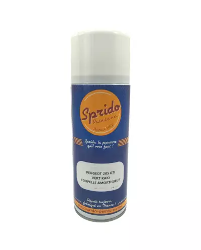 Vernice Spray Verde Cachi Coppa Ammortizzatore Peugeot 205 GTI CTI.