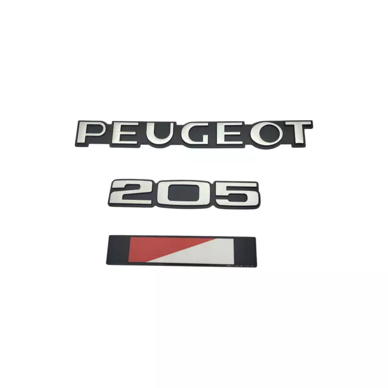 Logo Peugeot 205 elettrico.