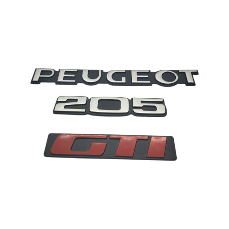 Logos Peugeot 205 GTI