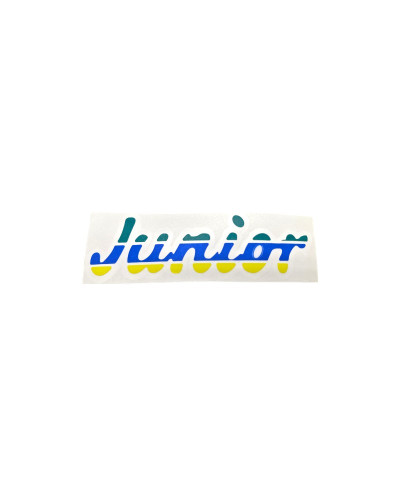 Stickers coffre Peugeot 205 Junior vert bleu jaune