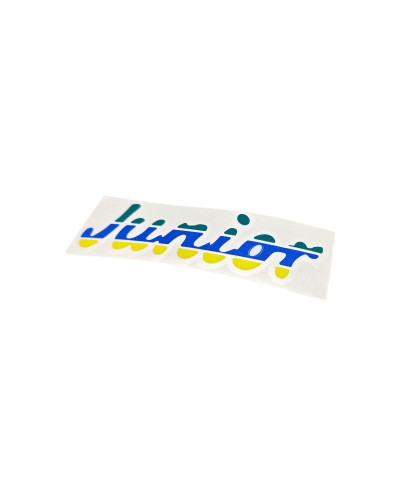 Stickers autocollant coffre Peugeot 205 Junior vert bleu jaune