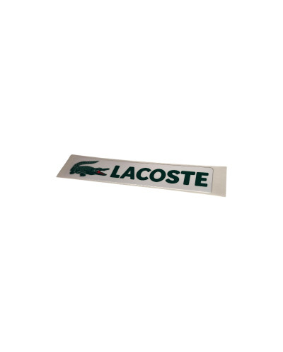 autocollant logo de coffre Peugeot 205 Lacoste