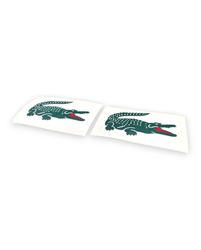 Stickers de 205 Lacoste aile avant