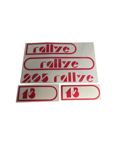 Stickers kit for Peugeot 205 Rallye