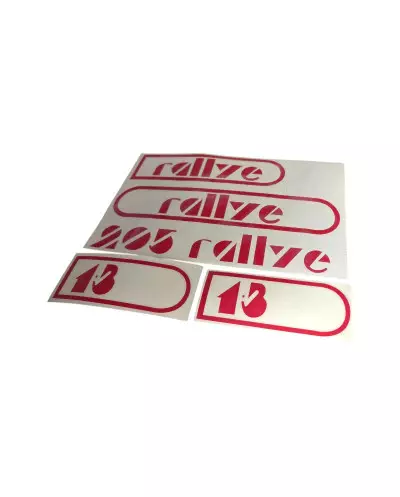 Kit de pegatinas para Peugeot 205 de Rallye