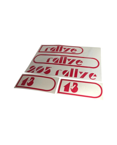 Kit Stickers pour Peugeot 205 de Rallye