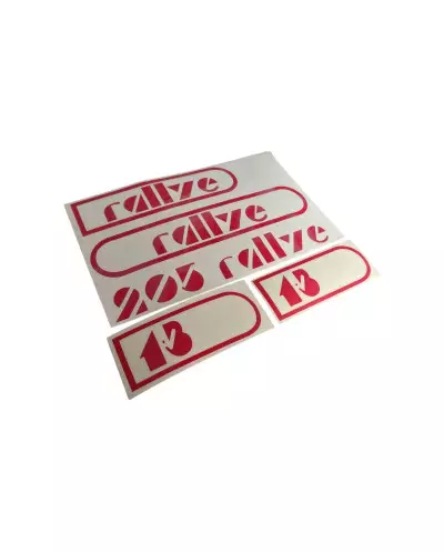 Kit de pegatinas para Peugeot 205 Rallye