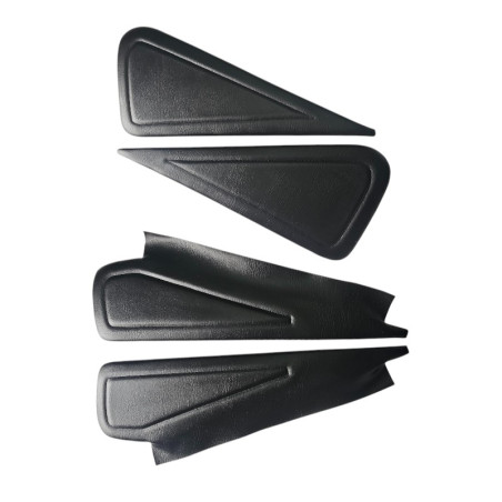 Door panels Alpine A110 imitation black leather