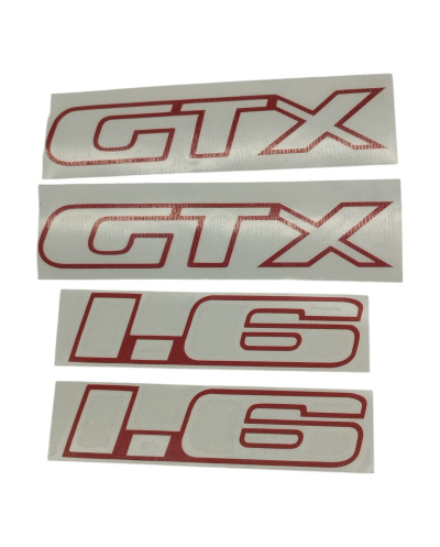 Peugeot 205 1.6 GTX kwart stickers