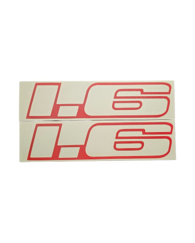 Sticker 1.6 custode pour Peugeot 205 GTI – vue rapprochée