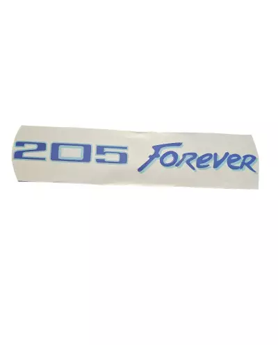 Autocolantes de porta-malas Peugeot 205 Forever Azul Escuro