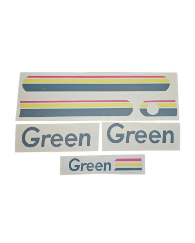 Stickers Custode Peugeot 205 Green Complets