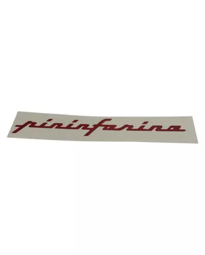 Logo del baule Pininfarina.