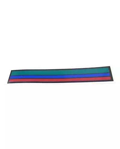 205 Junior trunk logo (green, blue, red).